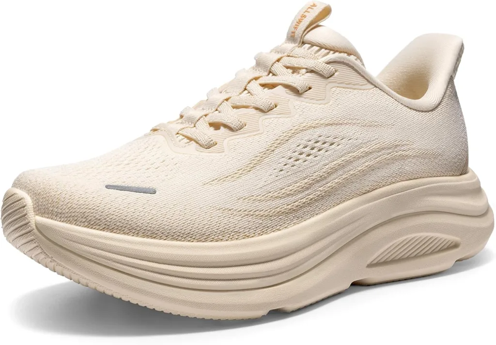 Allswifit slip-on promenadskor handsfree kudde löpning tennis bekväm bågstöd gym träning atletisk mode sneakers stediCloud Dam