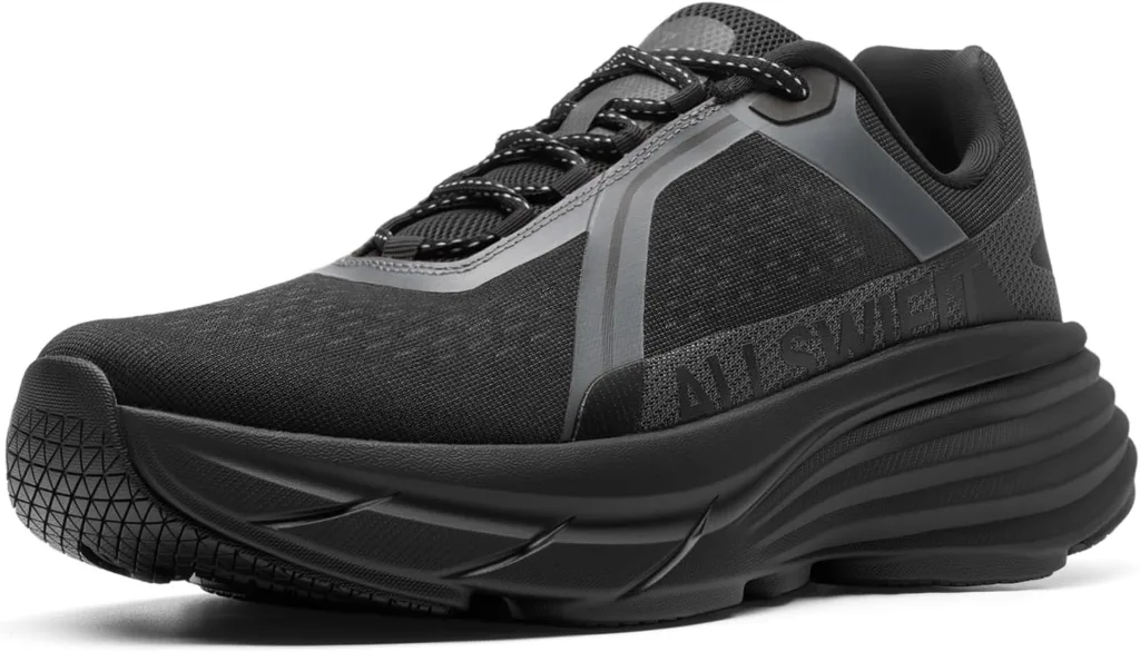 Allswifit Cushion Lightweight Walking Running Shoes Tennis Non-Slip Comfortable Jogging Workout Gym Athletic Breathable Active Airy Fashion Herr