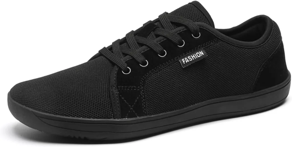 Aonegold Wide Barefoot Shoes Zero Drop Lightweight Shoes Outdoor Hiking Shoes Minimalist Walking Shoes Breathable Casual Sneakers Size 4-13 UK Herr