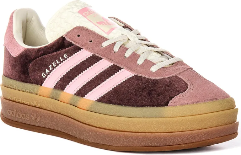 adidas Gazelle S76688 Trainers, Shadow Brown Warm Clay Glow Pink Herr