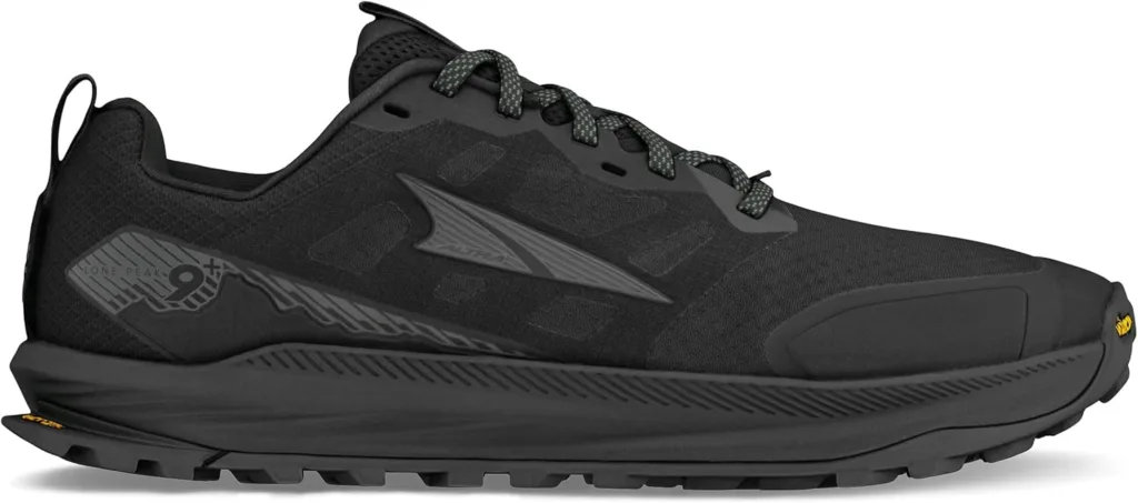 Altra Lone Peak 9+ Running Shoes Trail Shoe Black – Black 46.5 Herr