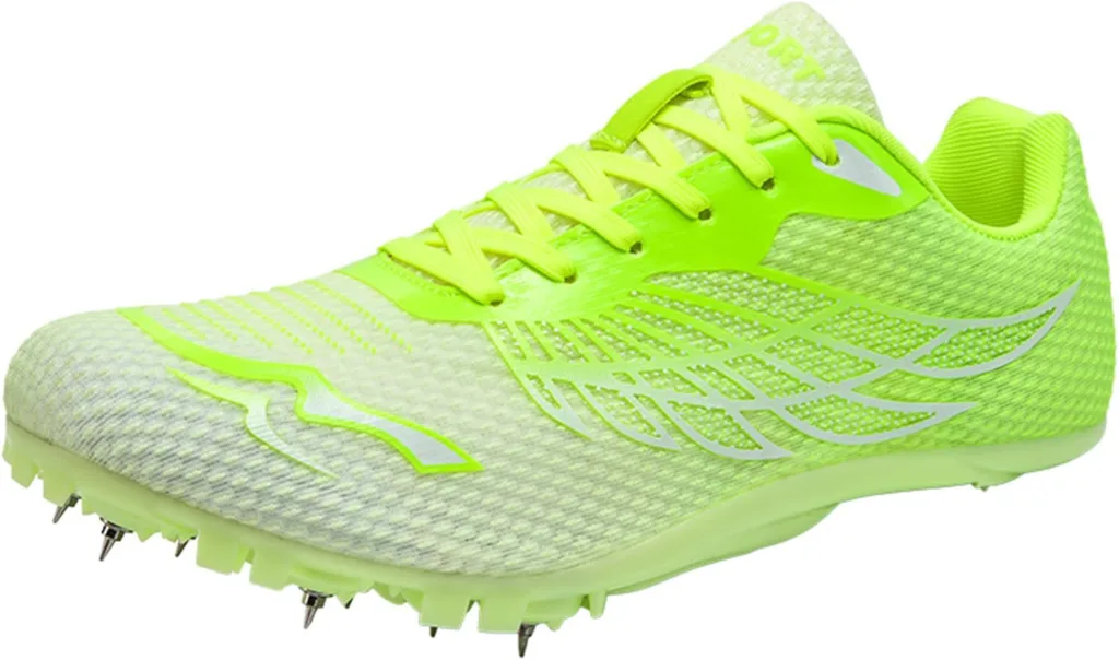 Zhensi Athletics Spikes Shoes Sprint Jumping Sneakers Running Shoes Lightweight Racing Herr