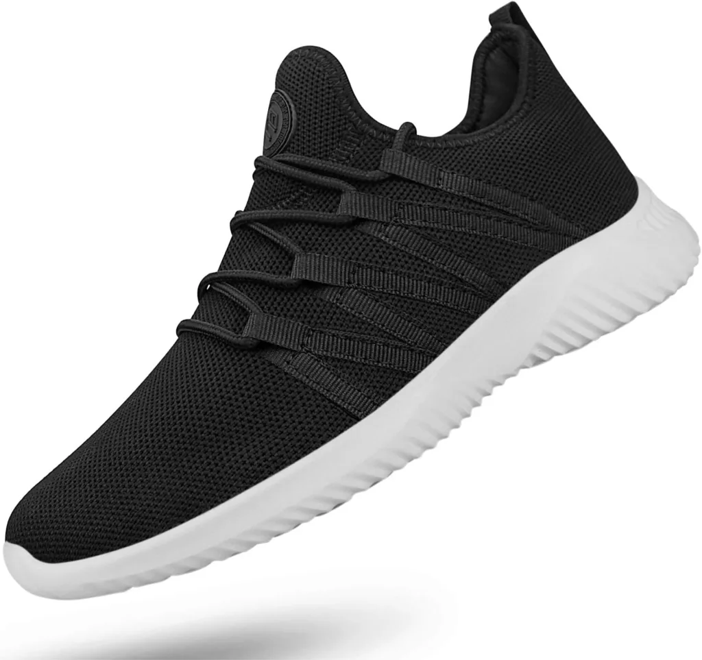 Feethit Running Shoes, Breathable, Lightweight, Comfortable, Fashionable, Non-slip, Sneakers, Cs05 Black, 46 EU, Cs05 Black Herr