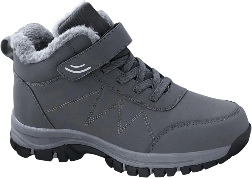 Generisch Generic Winter Shoes Warm Lined Non-Slip Snow Boots Ergonomic Winter Boots for and Waterproof Hiking Shoes, High Top, Sports Shoes, Outdoor Herr