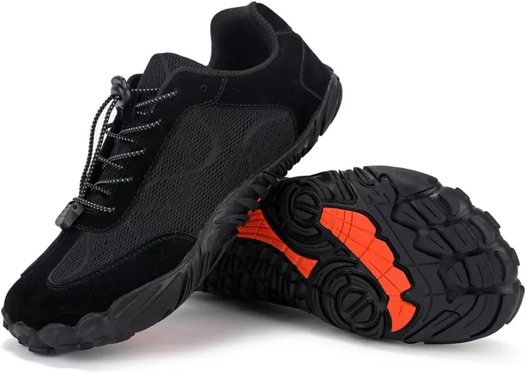 HiGropcore Hiking Shoes Barefoot Shoes Minimalist Trail Running Shoes Wide Toe Box Zero Drop Hiking Shoes Lightweight Breathable Herr