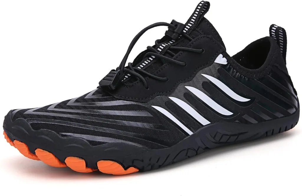 V Opxin Hiking Barefoot Water Shoes for , Barefoot Wide Toe Shoes, Non-Slip and Quick Dry Breathable Water Socks for Beach Sports Pool Swimming Surfing Hiking Fishing Dam