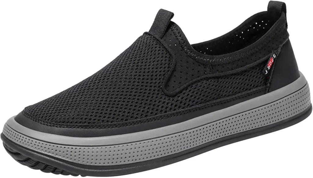 YIzdegg Sneakers Black Soft Soles Street Running Shoes Comfortable Shoes Non Slip Lightweight Gym Shoes Flat Walking Shoes Breathable Casual Running Shoes Sports Shoes Tennis Herr