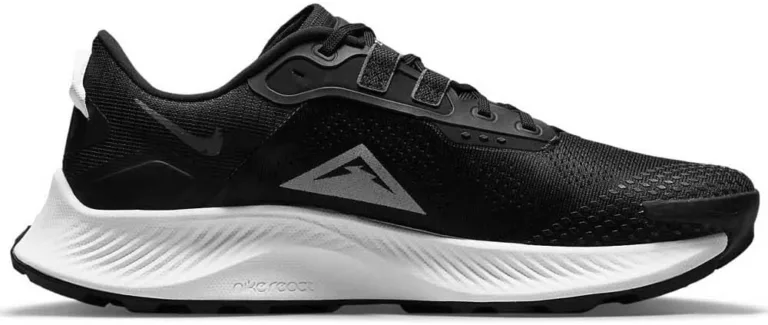 Nike Pegasus Trail 3 Running Shoe Black Pure Platinum Dk Smoke Grey Herr