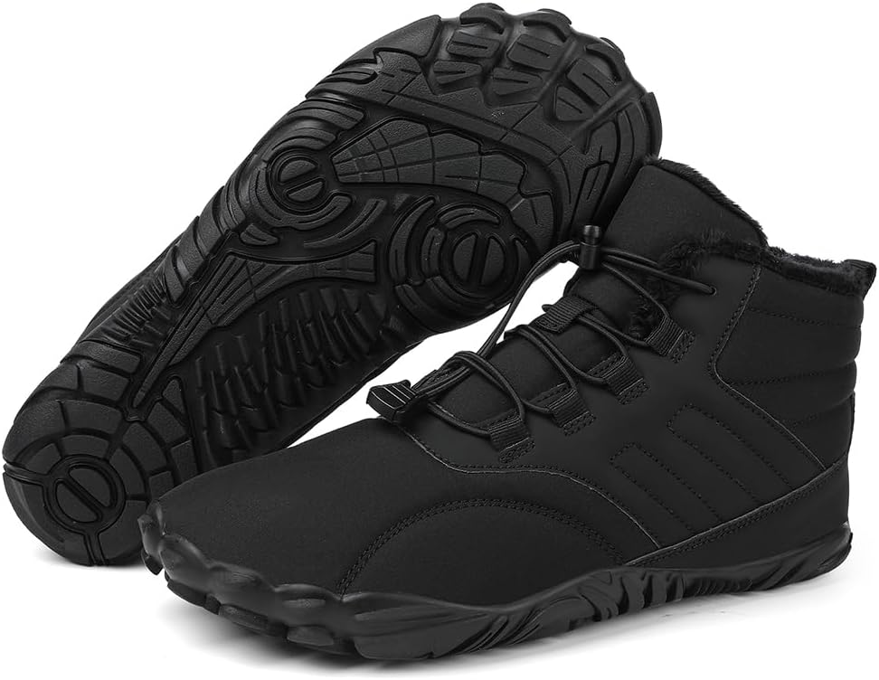 Ruyi Barefoot Shoes Toe Shoes, Quick Dry Trail Running Shoes, Soft Lightweight Trainers, Breathable Water Shoes with Non-slip Sole and Wide Toe Drawer Herr