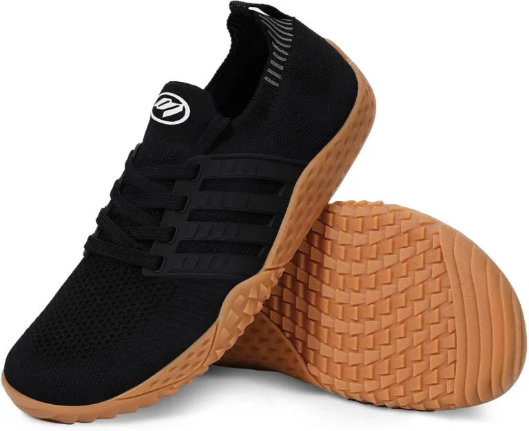 Ruyi Wide Barefoot Shoes Barefoot Shoes Minimalist Trail Running Shoes Breathable Sneakers Non-Slip Walking Shoes with Zero Drop Sole Herr