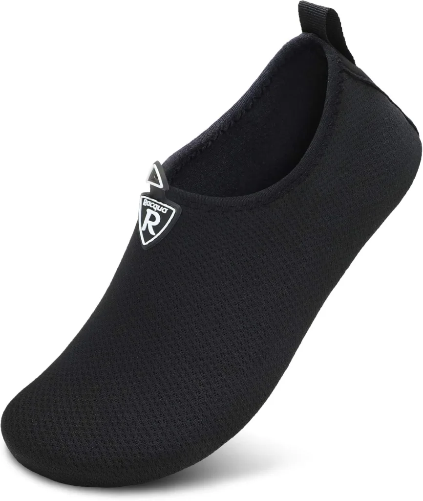 Racqua Water Shoes Barefoot Beach Swimming Shoes Quick Dry Aqua Yoga Socks for Pool Travel Kayaking River Herr