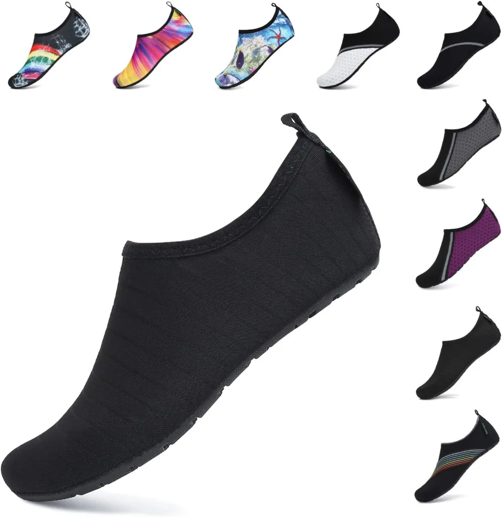 Saguaro Swimming Shoes Swimming Shoes Quick Drying, Water Shoes, Outdoor, Water Shoes, 37-47EU, Soot Herr