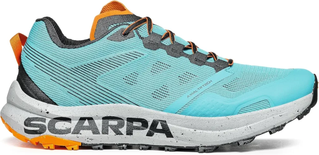 Scarpa Spin Planet Trail Running Shoes Light Blue Black Herr