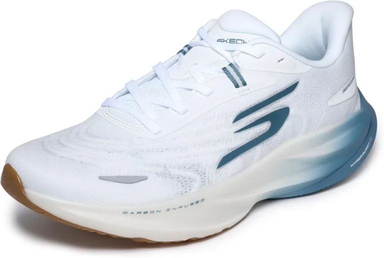 Skechers Aero Spark Performance Running Shoes – Breathable Mesh Low Top Athletic Trainers With Arch Support Herr