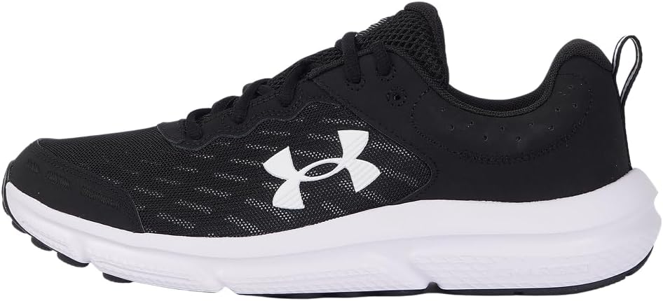 Under Armour UA Charged Assert 10 Sneaker Black/Black/White Herr