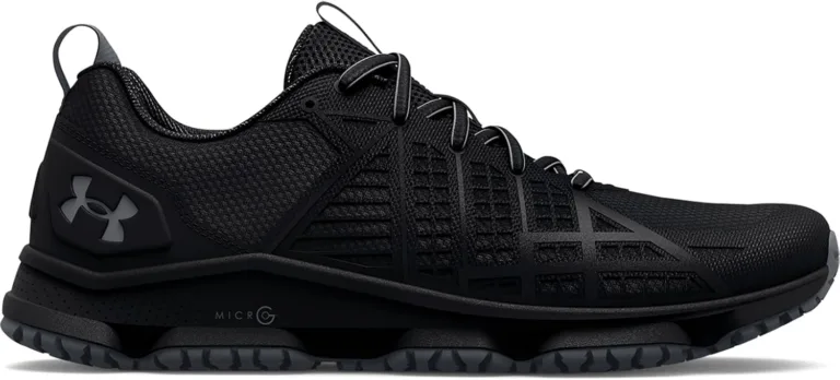Under Armour UA MG Strikefast Trail Running Shoe Black Pitch Gray Herr
