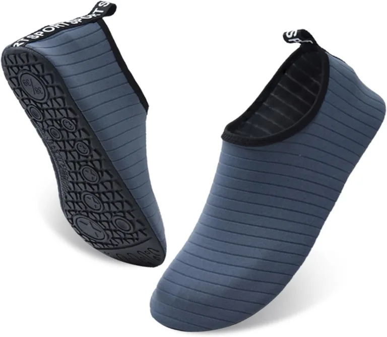 Milaloko Water Shoes, Beach, Surfing, Scuba Diving Snorkeling Swimming Shoes, Barefoot Quick Dry Leather Socks for Herr