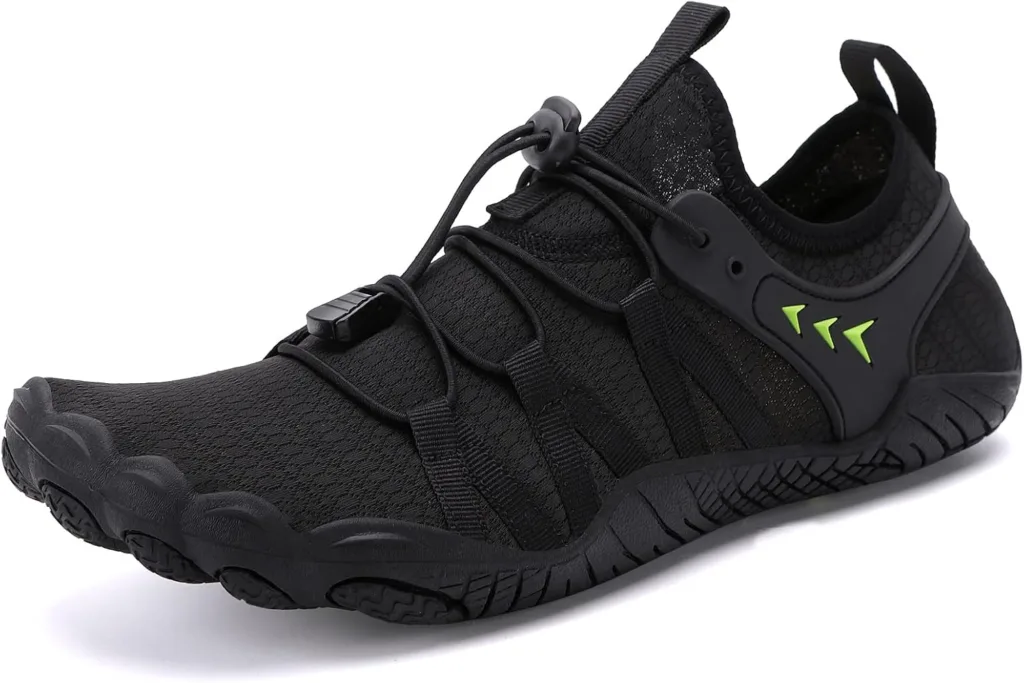 Hanani Water Shoes Swimming Shoes , Beach Shoes, Quick Dry Drain Hole, Beach, Swimming Shoes, Sea Shoes, Surf Shoes, Pool Shoes Barefoot Shoes for Paddling, Gym, 36-46 EU, Schwarz2 Dam