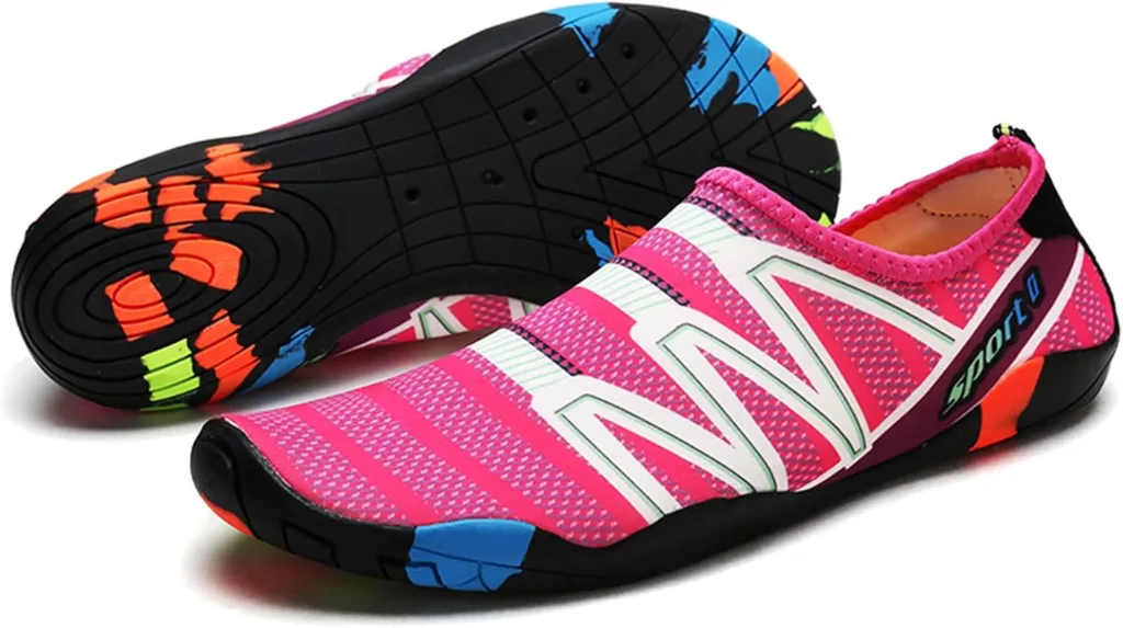 Tmeog Water Shoes Beach Shoes Quick Dry Barefoot Shoes Swimming Shoes Lightweight Aqua Sea Sports Shoes for Yoga Snorkeling Surfing Herr