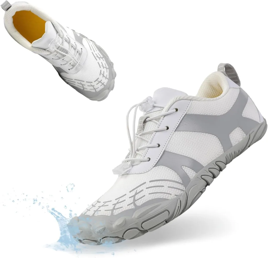 HiGropcore Water Shoes for and , Quick Dry Water Socks with Wide Toe Box, Slip On Barefoot Shoes for Pool Beach Swimming Surfing Yoga Water Sports Herr