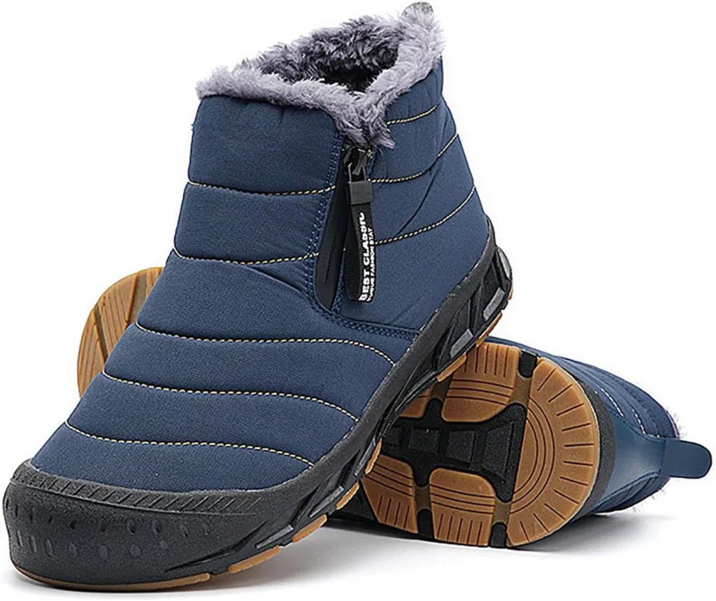 Zureto Winter Pro 2.0 Waterproof Barefoot Shoes, Outdoor Waterproof Barefoot Shoes Autumn Herr