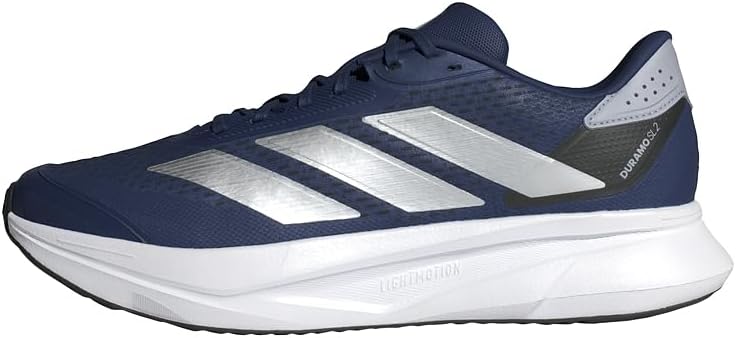 adidas DURAMO SL 2 Running Shoes, Dark Blue/Silver Metallic/Halo Silver Herr