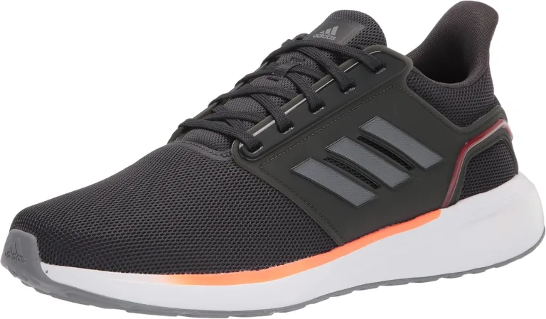 adidas Run Falcon 2.0 Running Shoes, Charcoal Grey Sunred, 46 EU, Charcoal Grey Tan Red Herr